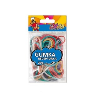 Gumki recepturki 20g mix kolorów