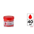 Gwasz płynny czerwony 40ml (6szt)