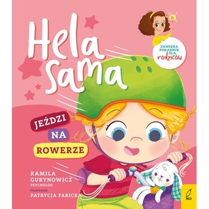 Hela sama jeździ na rowerze