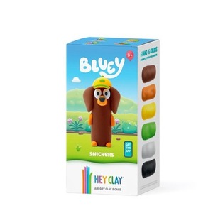 Hey Clay - Figurka Bluey Snickers + akces 5pak