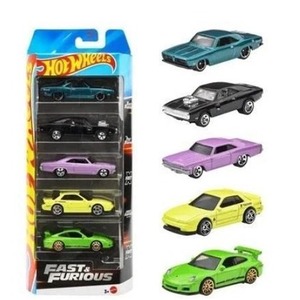 Hot Wheels Fast & Furious Szybcy i wściekli 5szt