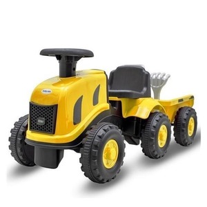 Jeździdełko traktor z przyczepą Benny żółty