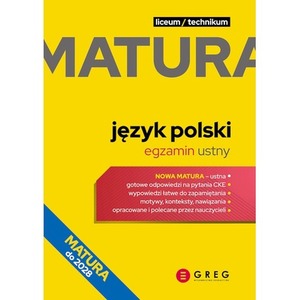Język polski. Matura. Egzamin ustny. Repetytorium maturalne wyd. 2025