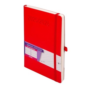 Kalendarz 2025/2026 18 m-cy A5 TNS czerwony