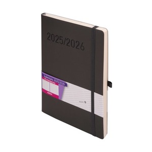 Kalendarz 2025/2026 18 m-cy B5 TDW grafitowy