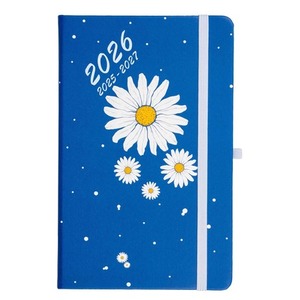 Kalendarz 2026 18 m-cy Hip hop A5 tygodniowy stokrotka granatowa