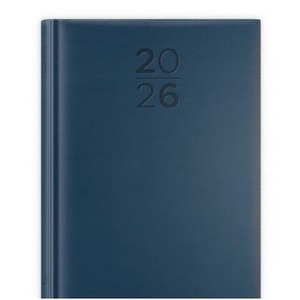 Kalendarz 2026 A5 dzienny print niebieski