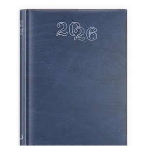 Kalendarz 2026 A5 dzienny standard granatowy