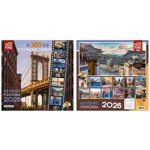 Kalendarz 2026 classic 365 dni dookoła świata