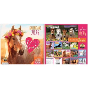 Kalendarz 2026 classic Konie