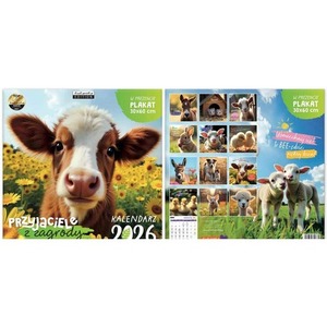 Kalendarz 2026 classic Przyjaciele z zagrody