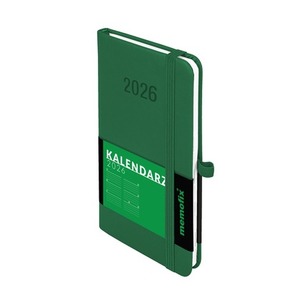 Kalendarz 2026 Memofix A6 TDW zielony