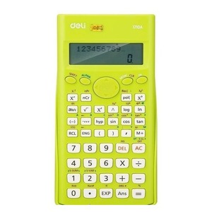 Kalkulator naukowy 12-cyfrowy zielony DELI