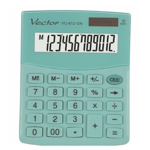Kalkulator Vector KAV VC-812GN