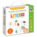 Kapitan Nauka. Puzzle sensoryczne. Literki