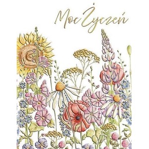 Karnet A5 Imieniny - Ogródek