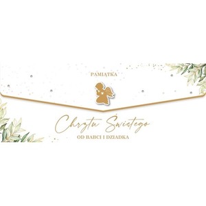 Karnet Chrzest od babci i dziadka
