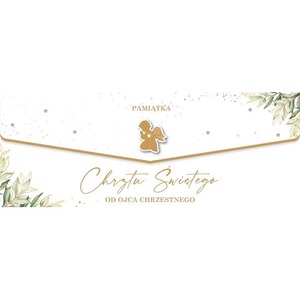 Karnet Chrzest od ojca chrzestnego