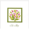 Karnet Dzień Matki kwadrat M04 - Bukiet kwiatów