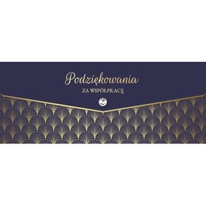 Karnet Lux Podziękowania za współpracę