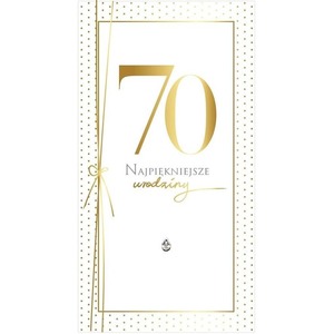 Karnet PM-196 Urodziny 70