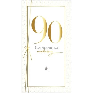 Karnet PM-198 Urodziny 90