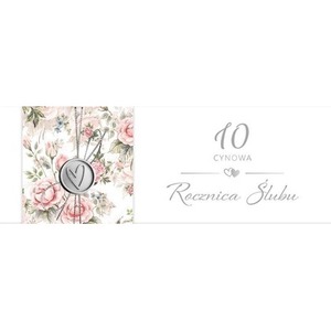 Karnet Rocznica Ślubu 10