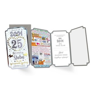Karnet Rocznica ślubu 25