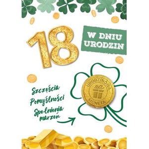 Karnet urodziny 18