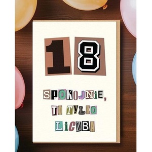 Karnet Urodziny 18