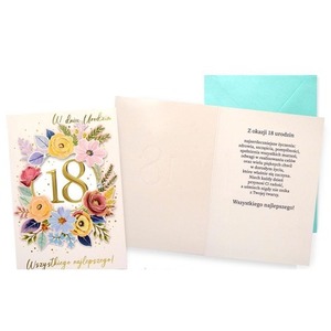 Karnet Urodziny 18