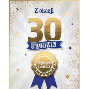 Karnet Urodziny 30