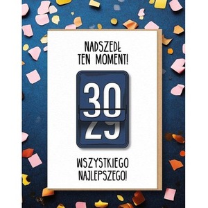 Karnet Urodziny 30