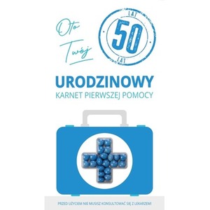 Karnet urodziny 50
