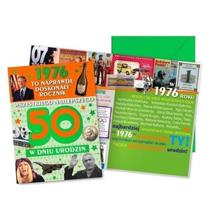 Karnet Urodziny 50