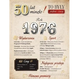 Karnet Urodziny 50