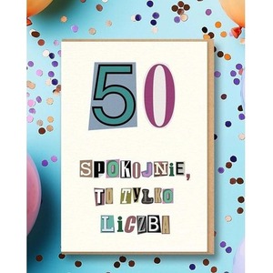 Karnet Urodziny 50
