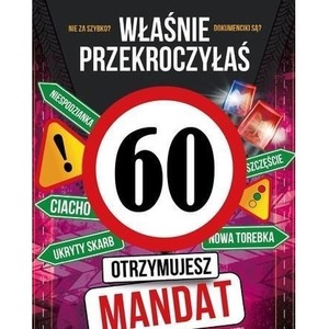 Karnet Urodziny 60