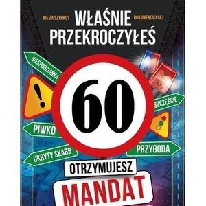 Karnet Urodziny 60