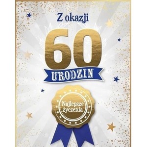 Karnet Urodziny 60