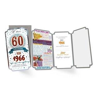 Karnet Urodziny 60