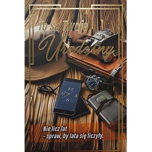 Karnet urodziny z wymiennymi cyframi JCX-243