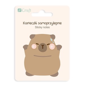 Karteczki samoprzylepne Kapibara Happy 6,2x6 cm 30k.