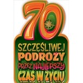 Kartka okolicznościowa Urodziny 70