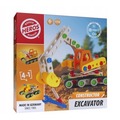 Klocki konstrukcyjne koparka skuter śnieżny 170el
