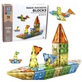 Klocki magnetyczne konstrukcyjne 3D 78el