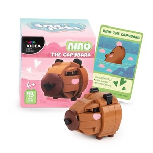 Klocki Snapets Kapibara brązowa Kidea