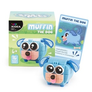 Klocki Snapets Pies niebieski Kidea