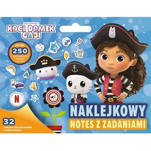 Koci Domek Gabi. Naklejkowy notes z zadaniami