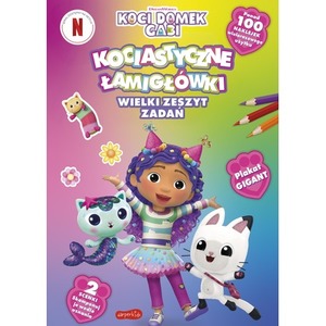 Kociastyczne łamigłówki. Wielki zeszyt zadań. Koci Domek Gabi